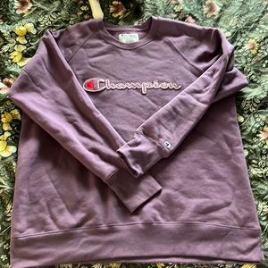 Purple Champion Crewneck